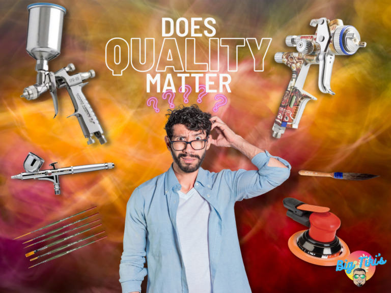 Does Quality Equipment Matter for airbrushing and custom painting?
